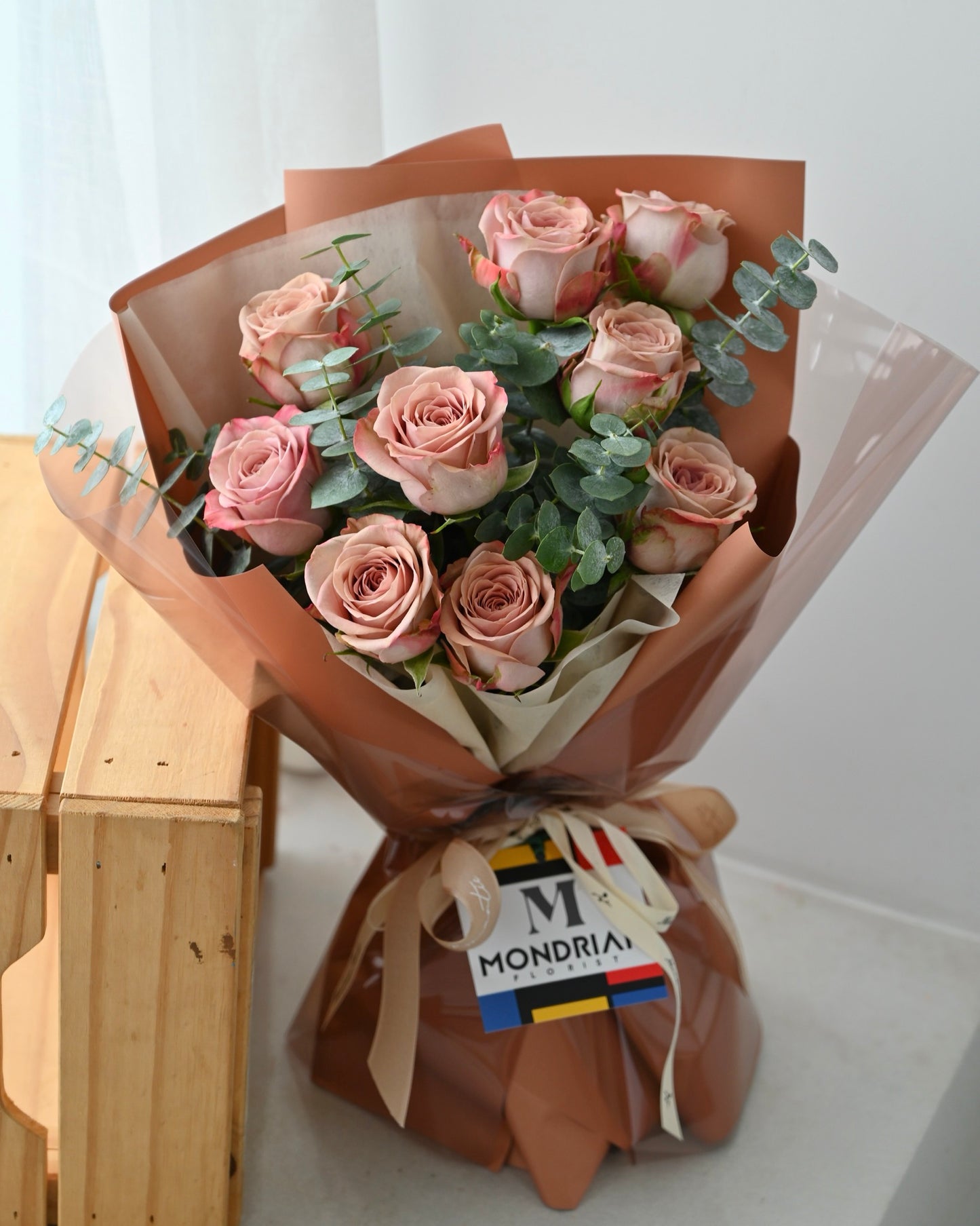 cappuccino rose bouquet | rose only sg | graduation bouquet sg | brown rose bouquet | birthday flower delivery | anniversary flower | valentines day flower | rose delivery | Mondrian Florist