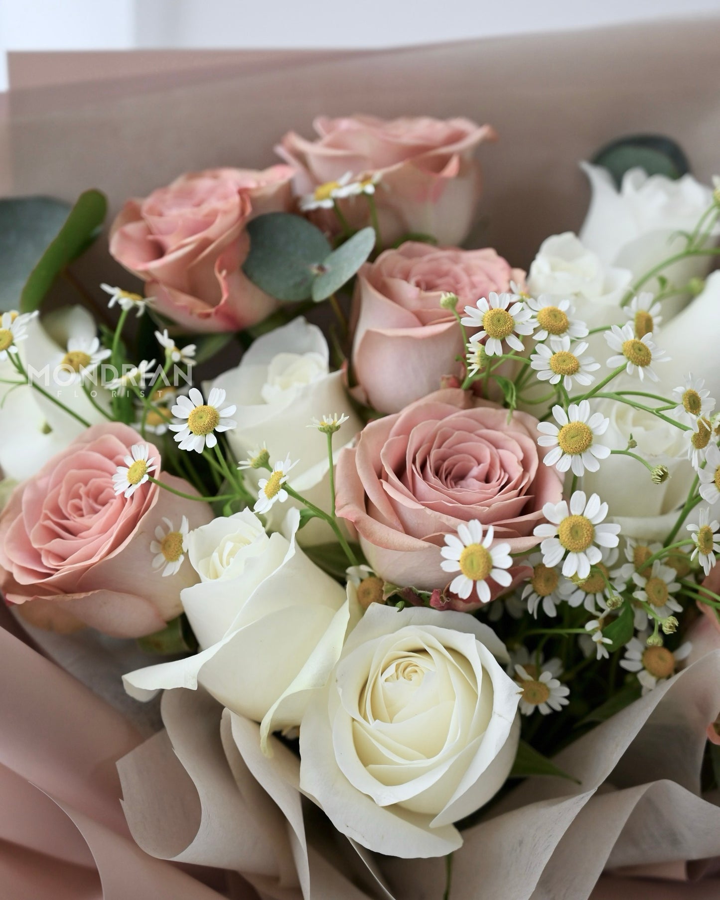 cappuccino rose bouquet | rose only sg | graduation bouquet sg | white rose bouquet | birthday flower delivery | anniversary flower | rose delivery | Mondrian Florist