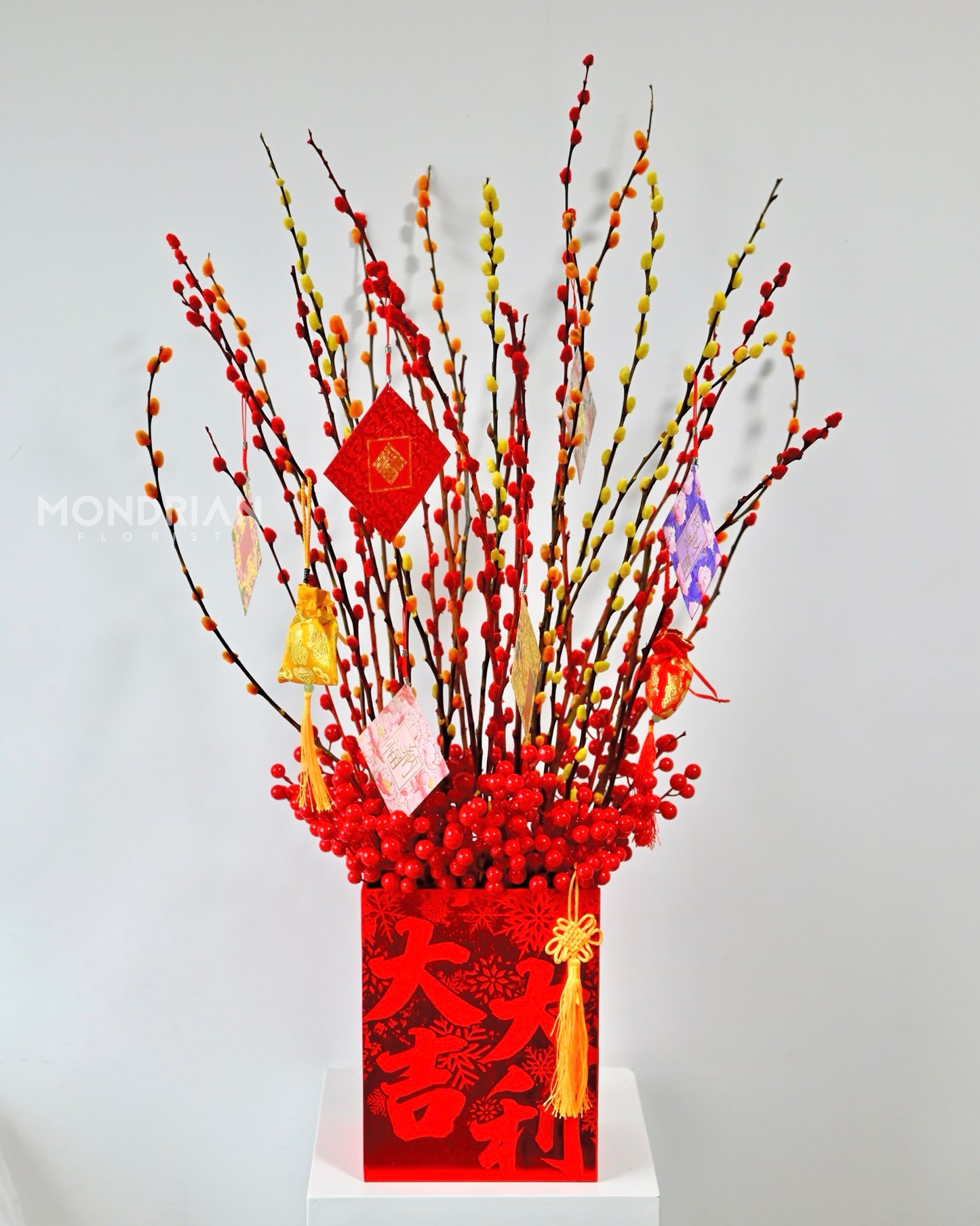Chinese New Year Vase Arrangement - 纳万福