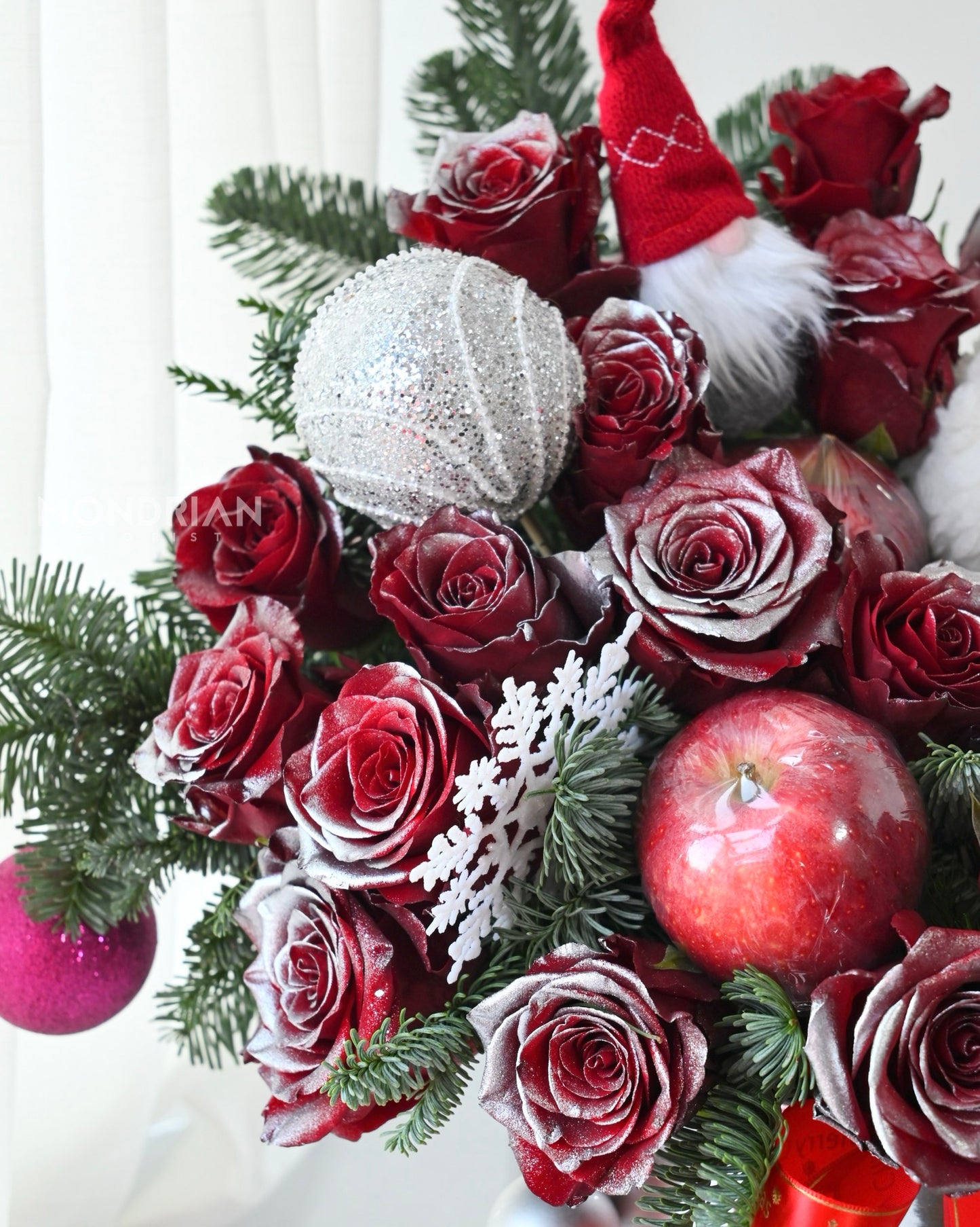 Holly Jolly Christmas Snowman and Rose Box