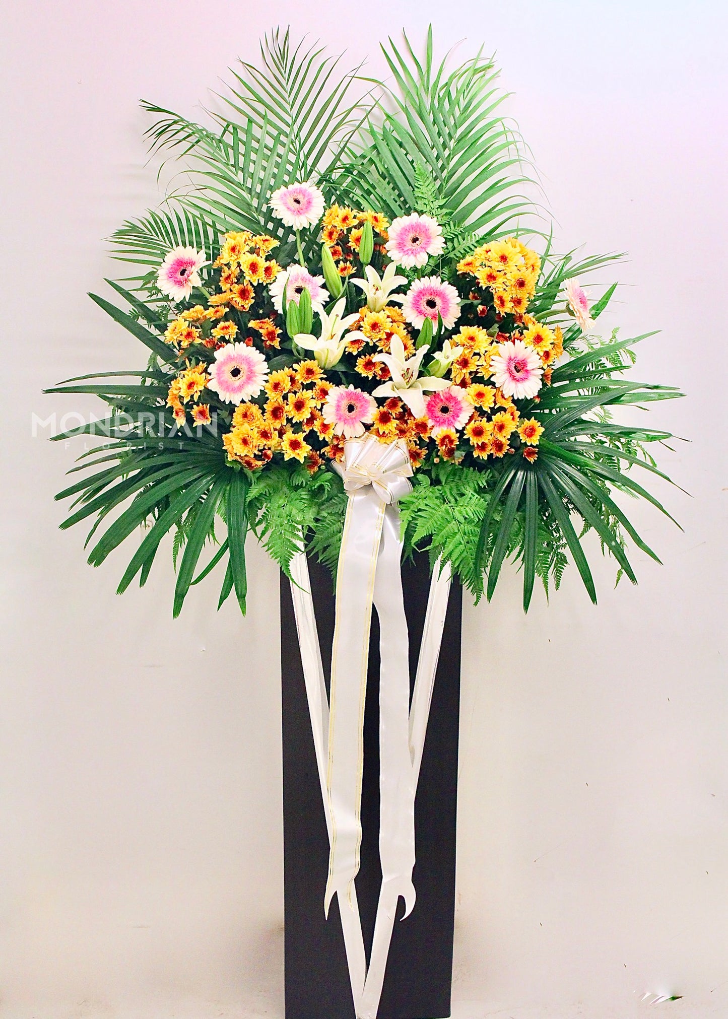 Condolence Cross Stand | condolence flower stand | sympathy flower stand | funeral flower sg