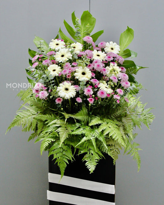 Condolence flower Stand | funeral flower stand | sympathy flower stand | send funeral flower sg