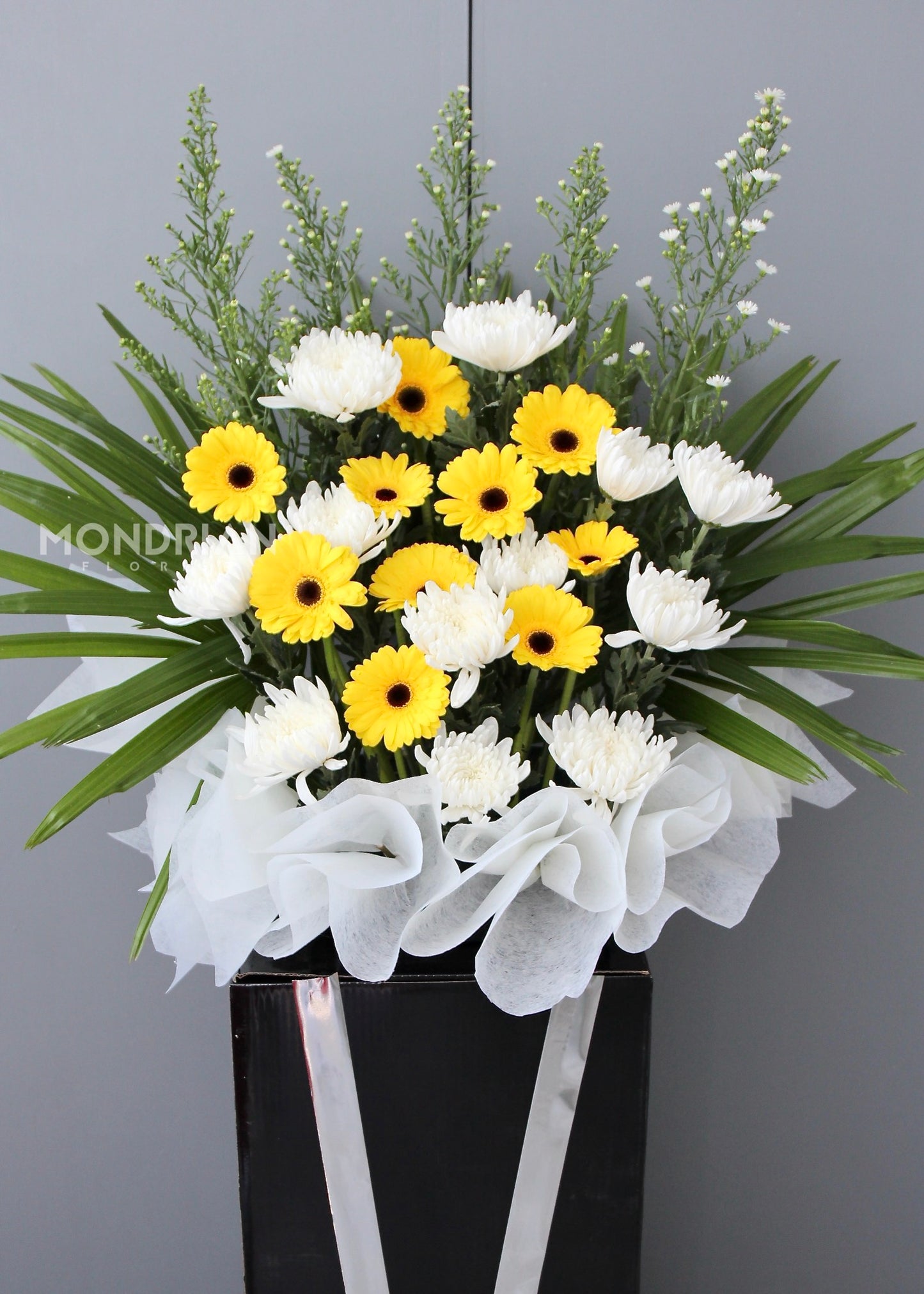 Condolence Cross Stand | funeral flower stand | sympathy flower stand | send funeral flower sg
