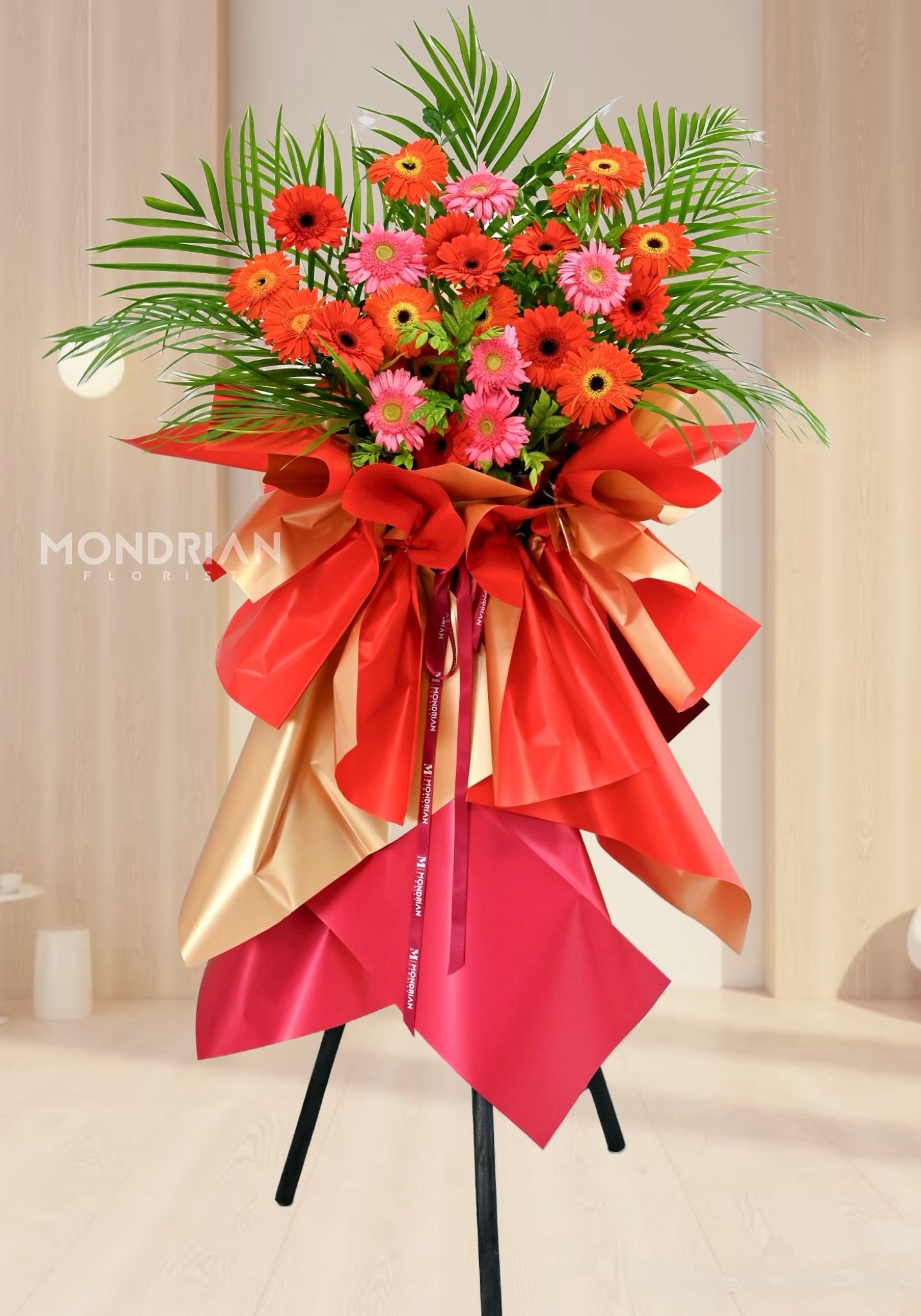 Grand Opening Flower Stand | 开业花篮 | tripod flower stand