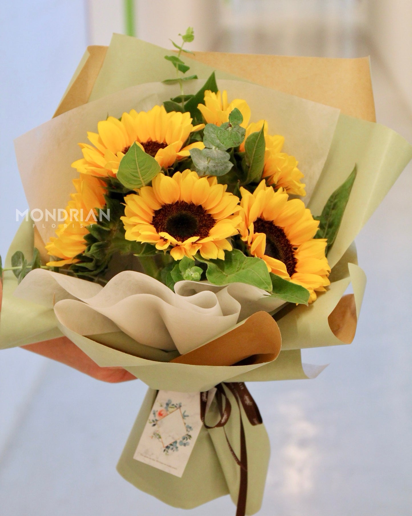 Sunflower Bouquet | birthday sunflower bouquet | birthday flower delivery | sunflower delivery | sg online flower shop | Flower Delivery SG | Mondrian Florist SG