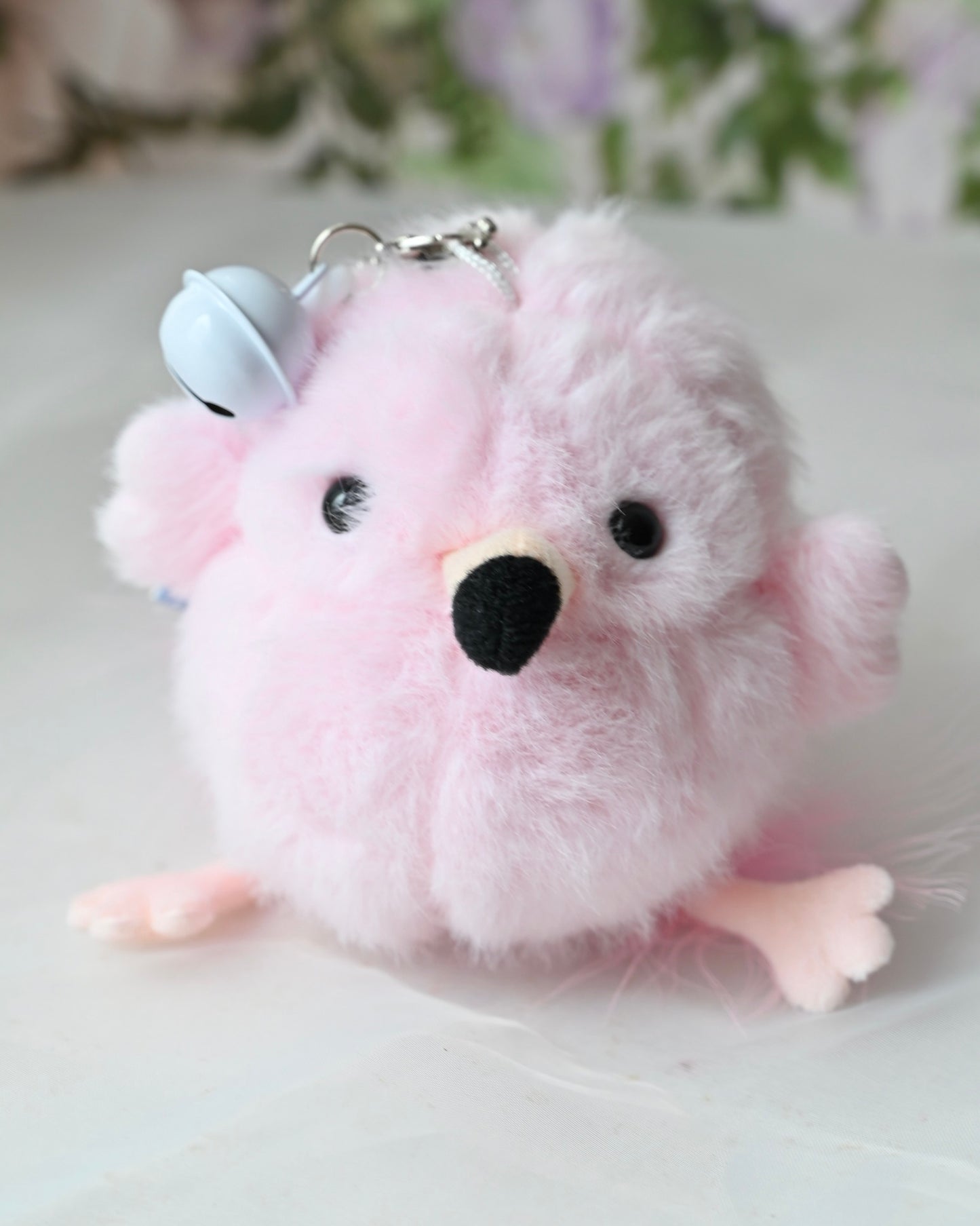 Add-on Key Chain - pink love bird