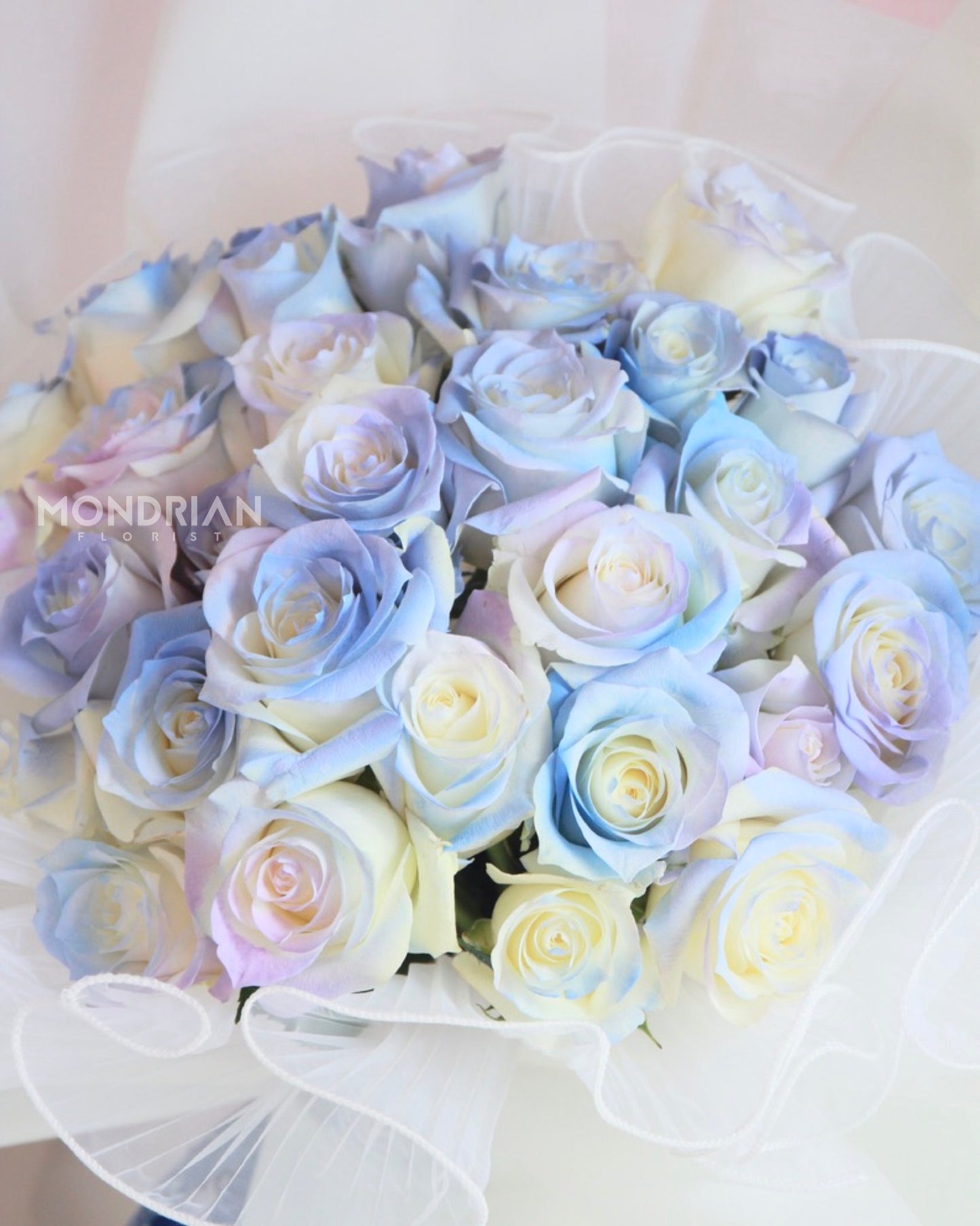 aurora rose Flower Bouquets Singapore | anniversary flower bouquet | Valentine's Day flower delivery | Mondrian Florist SG