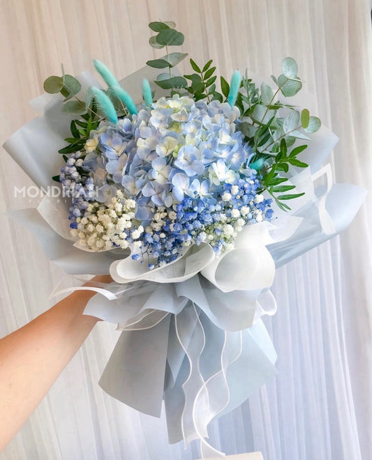 fresh hydrangea bouquet | flower Delivery sg | flower bouquet  | birthday flower bouquet | flower shop near me | Online Florist | Mondrian Florist SG