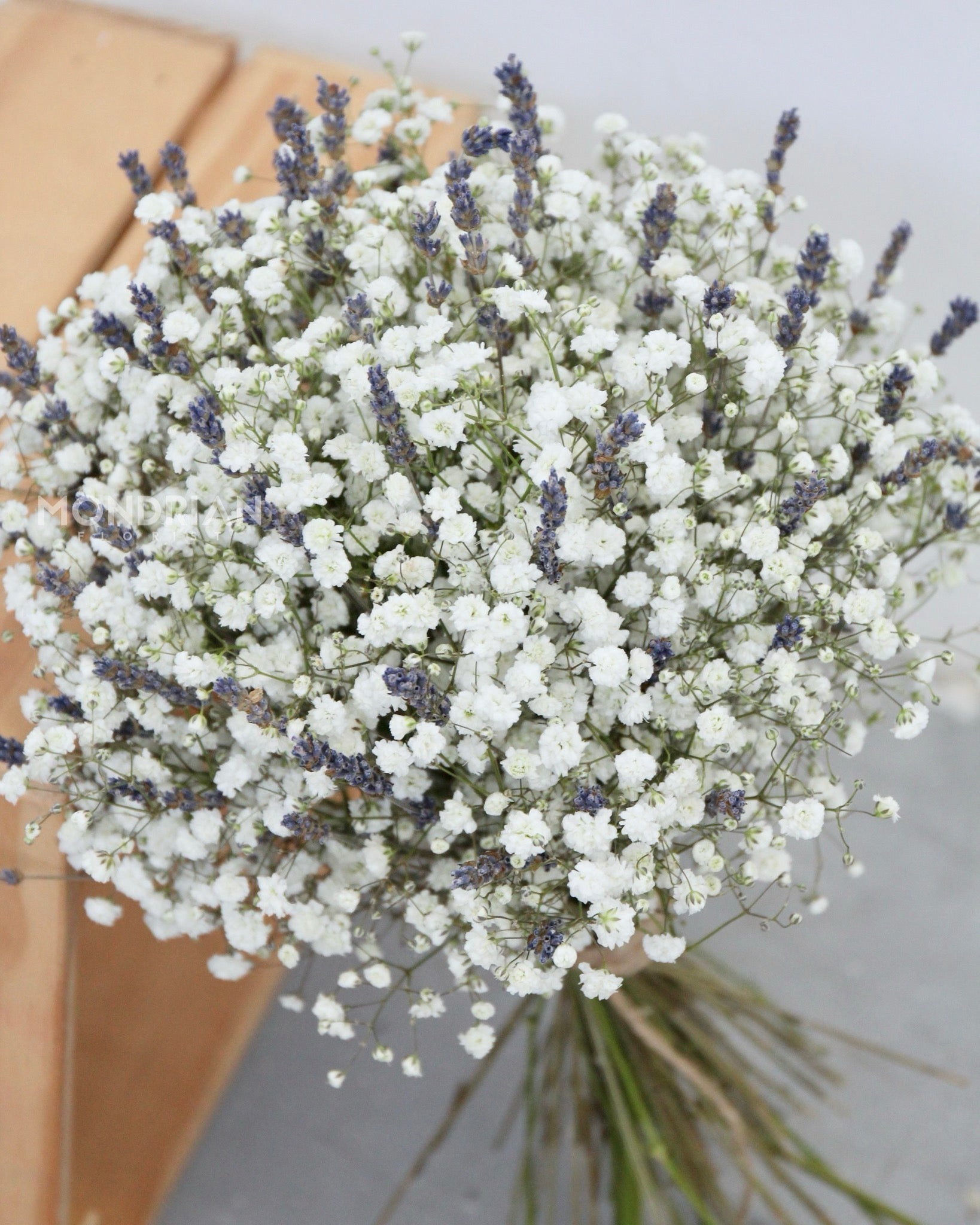 baby's breath Bridal Bouquet | lavender flower bridal bouquet | Wedding ...