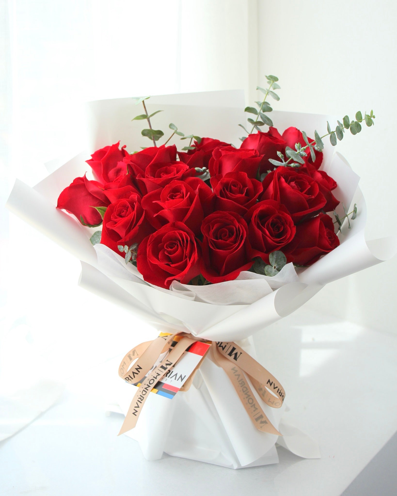 Red rose bouquet | rose only sg | flower bouquet sg | red rose delivery | birthday rose delivery | anniversary red rose | flower delivery sg| Mondrian Florist