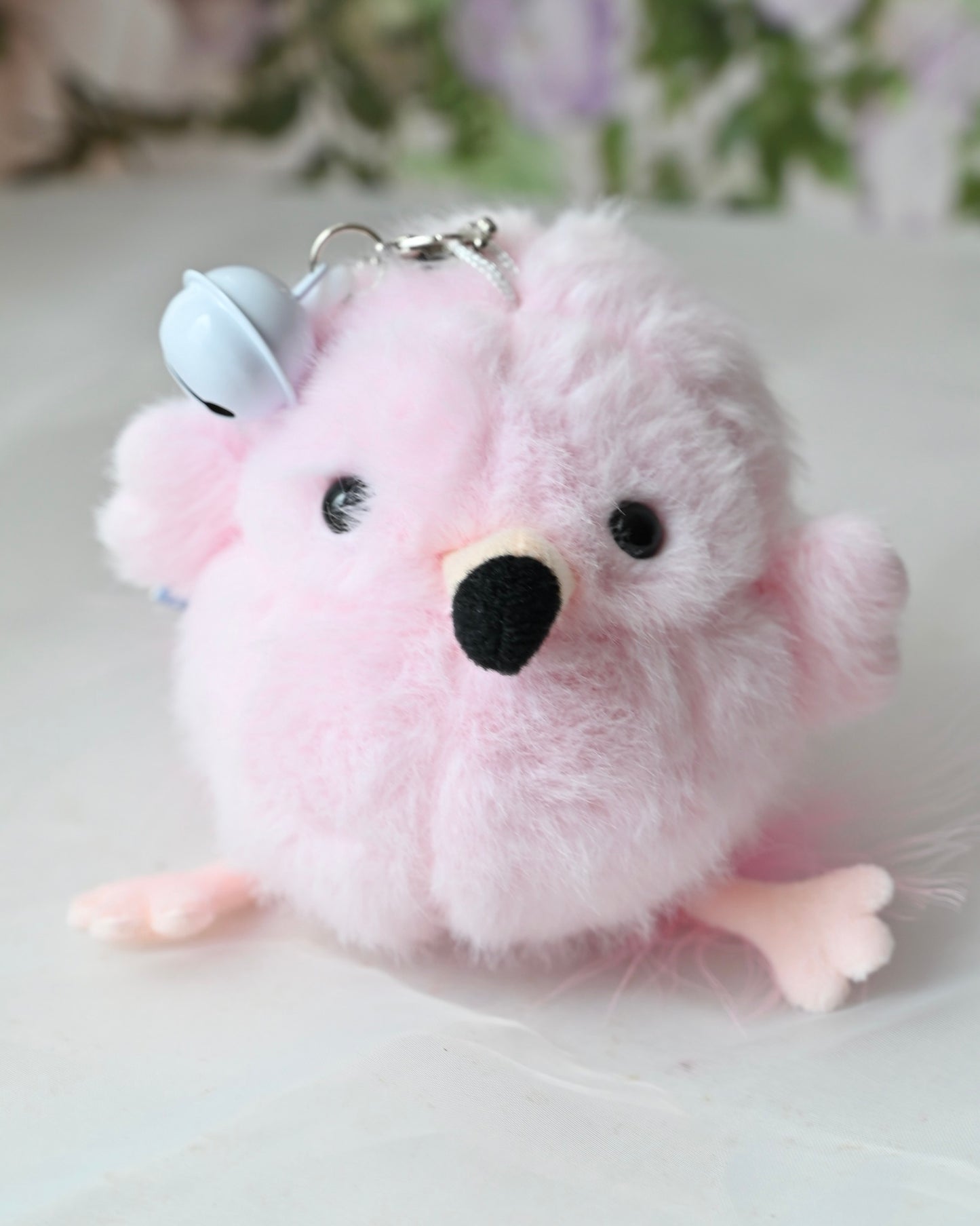 Key Chain - pink love bird