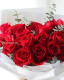 red_rose_bouquet - mondrian_florist