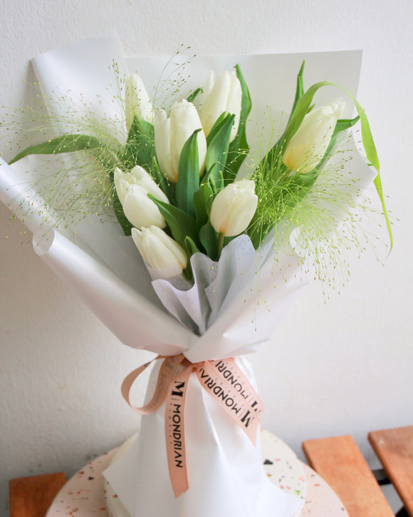 Flower Bouquet delivery | Tulip flower bouquet | Flower Delivery sg | online florist | Mondrian Florist SG