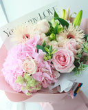 hydrangea bouquet | Flower bouquet Delivery | online florist | birthday flower bouquet | Mondrian Florist SG
