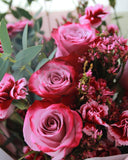 purple Roses bouquet | carnation flower bouquet | flower delivery sg | online flower shop | Mondrian Florist SG