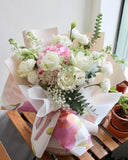 pink_hydrangea_bouquet - mondrian_florist