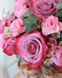 Hot Air Balloon Bouquet | flower basket | flower box | new born gift hamper | Flower Delivery sg | Mondrian Florist SG