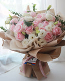 Flower bouquet - sweet pink rose | luxury flower bouquet | Flower Delivery SG | Mondrian Florist SG