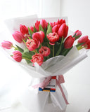 tulip flower bouquet | tulip bouquet | anniversary flower bouquet | Flower Delivery  SG | Mondrian Florist SG