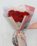 red Rose Bouquet | rose only sg | birthday flower delivery| Mondrian Florist
