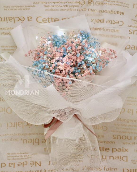 Baby's breath Bouquet - Diamond Darlings - MondrianFlorist