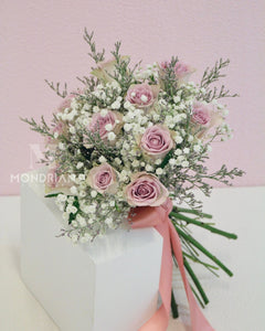 Bridal Bouquet | wedding flower | groom corsage | Flower Delivery | Mondrian Florist SG