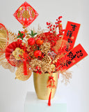 CNY flower arrangement | CNY hamper | flower delivery Singapore‎ | Mondrian Florist SG