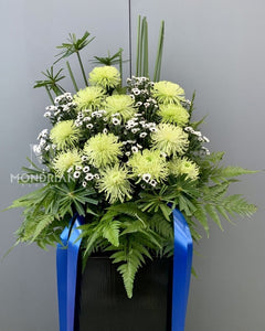 Condolence Cross Stand | condolence flower stand | sympathy flower stand | funeral flower sg