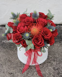 Rose Flower Box | Flower Delivery sg | online florist | anniversary flower | Mondrian Florist SG