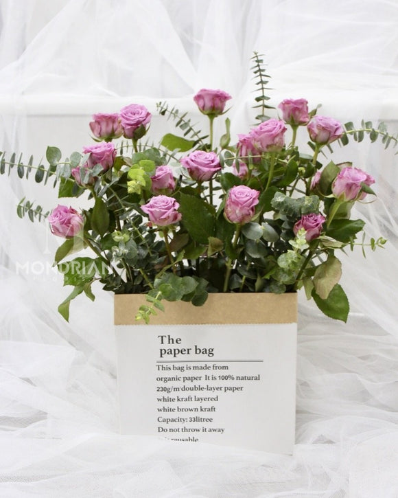 Flower Box | rose box | anniversary flower bouquet | flower delivery sg | Valentine's Day flower delivery | Mondrian Florist SG