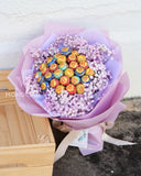 Lollipop bouquet | snack bouquet | food bouquet | birthday flower delivery | Valentine's Day flower delivery | Mondrian Florist SG