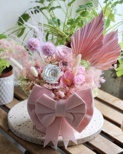 Preserved Rose Bouquet | dried flower bouquet | dried baby's breath bouquet | flower delivery sg | Mondrian Florist SG