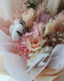 Preserved Rose Bouquet | dried flower bouquet | champagne rose bouquet | flower delivery sg | Mondrian Florist SG