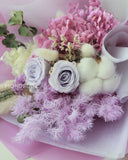 Preserved Rose Bouquet | dried flower bouquet | purple rose bouquet | flower delivery sg | Mondrian Florist SG