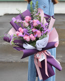Purple_Rose_Bouquet - Lilac_rose_bouquet - Mondrian_Florist